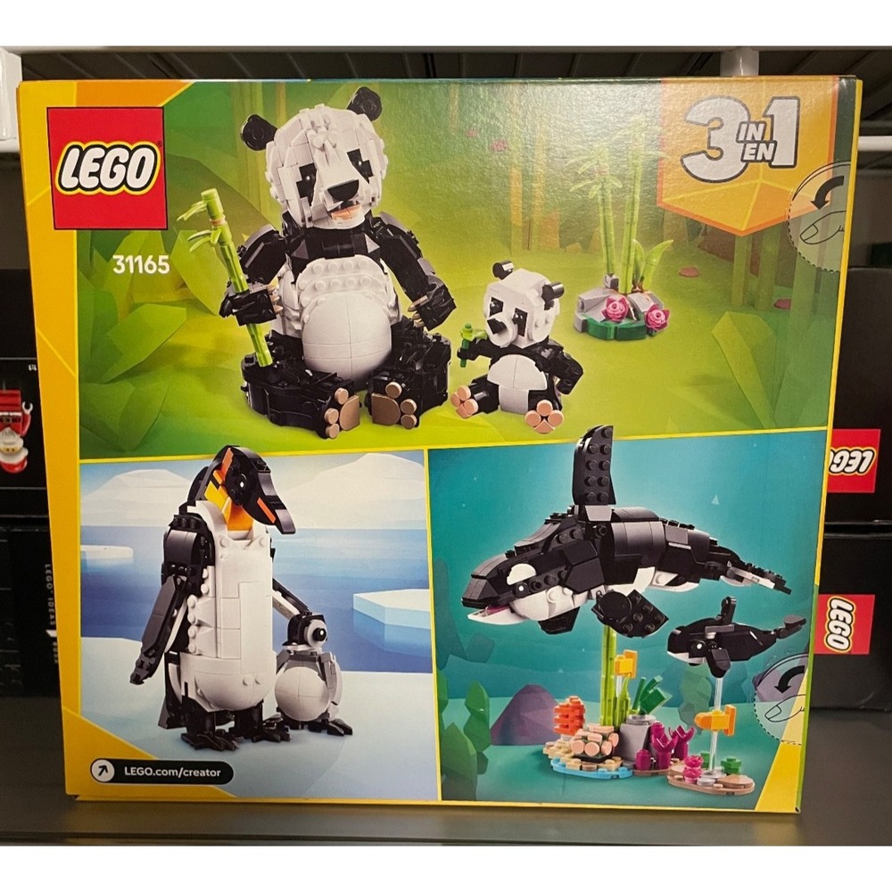 LEGO CREATOR / WILD ANIMALS / PANDA FAMILY / 31165 / BRAND NEW / SEALED - Picture 7 of 7